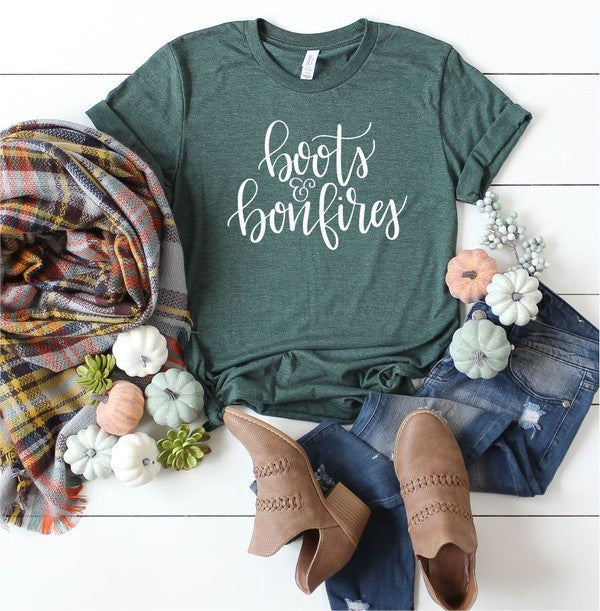 Boots & Bonfires Graphic Tee